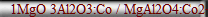 1MgO 3Al2O3:Co / MgAl2O4:Co2+
