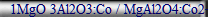 1MgO 3Al2O3:Co / MgAl2O4:Co2+