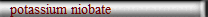 potassium niobate